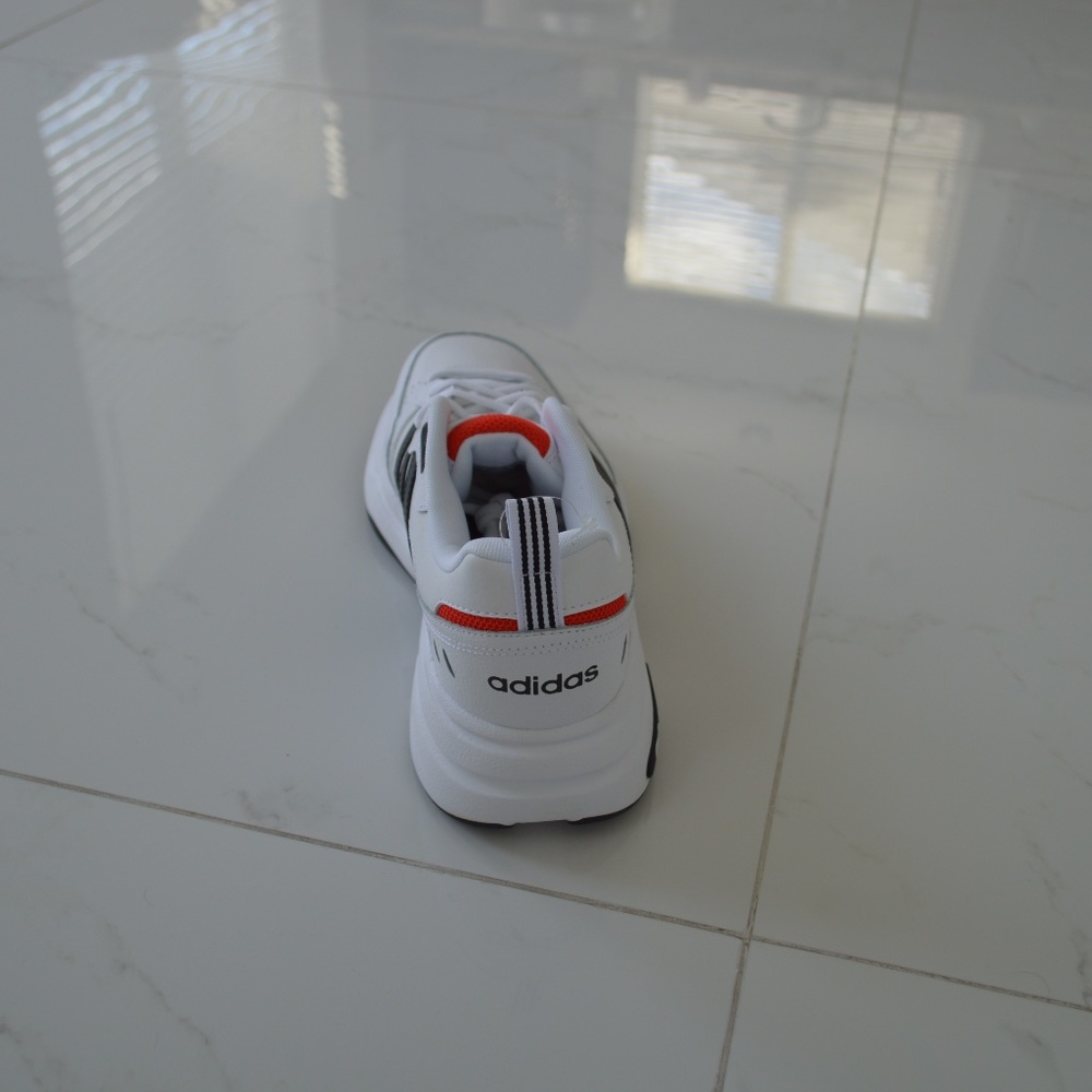 Adidas strutter leather white sneaker shoes men nw - Picture 10 of 14